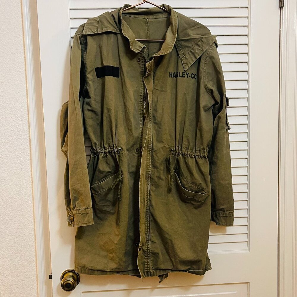 Harley-Davidson Women’s Military Field Jacket Skull Graphic